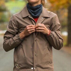 Tracksmith Coaches Jacket Walnut Small